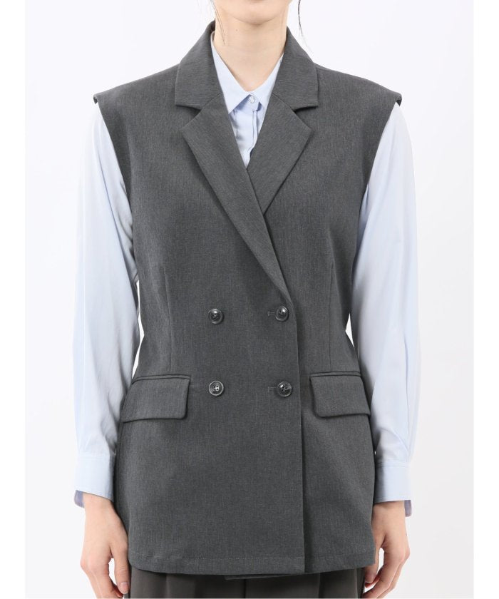 エムエフエディトリアル m.f.editorial テーラード ジレ (グレー) グレー