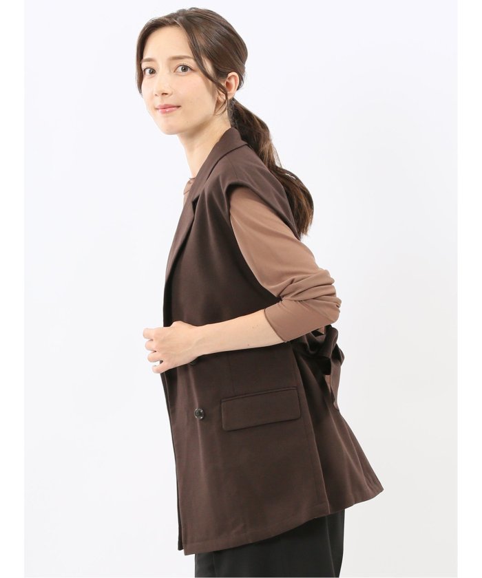 エムエフエディトリアル m.f.editorial テーラード ジレ (グレー) グレー