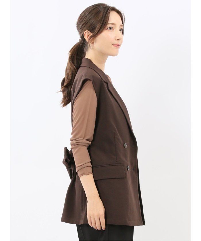 エムエフエディトリアル m.f.editorial テーラード ジレ (グレー) グレー