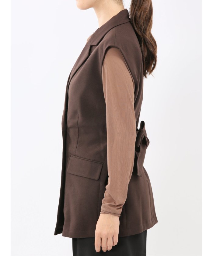 エムエフエディトリアル m.f.editorial テーラード ジレ (グレー) グレー