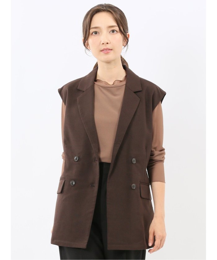 エムエフエディトリアル m.f.editorial テーラード ジレ (グレー) グレー