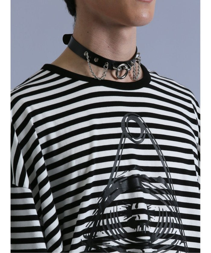 セマンティックデザイン semanticdesign SD×PSYCHONATION フェイクレイヤード メッシュ クルー長袖BIG 半袖 メンズ Tシャツ カットソー カジュアル インナー ビジネス ギフト プレ (赤) 赤