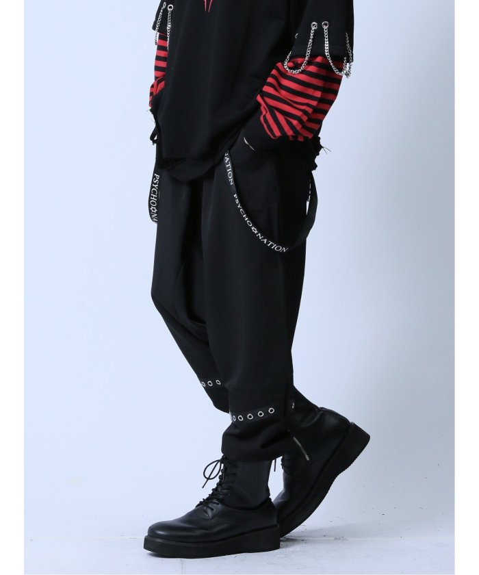 セマンティックデザイン semanticdesign SD×PSYCHONATION 吊帶式 沙魯爾褲