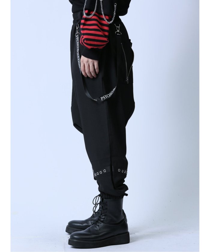 セマンティックデザイン semanticdesign SD×PSYCHONATION 吊帶式 沙魯爾褲
