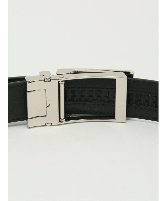 タカキュー TAKA-Q アジャストフリー サフィアーノ型押しベルト (こげ茶) こげ茶