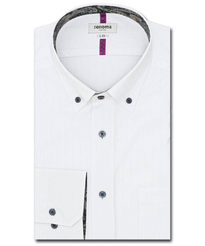 Renoma メンズ Lサイズ シャツ Large Size】Renoma Homme/renoma HOMME Wrinkle-Resistant Standard Fit S