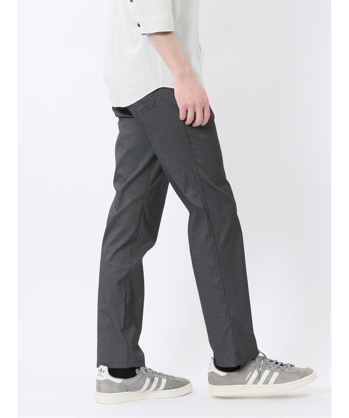 クロスストレッチ+エアー スリムパンツ 股下82cm (紺) メンズ パンツ ボトム ストレッチ カジュアル ビジネス 通勤 仕事 紺