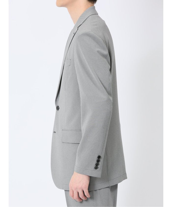 タカキュー TAKA-Q 軽量ストレッチ レギュラーフィット 2ボタン2ピーススーツ 千鳥シロ×クロ (チドリ) チドリ