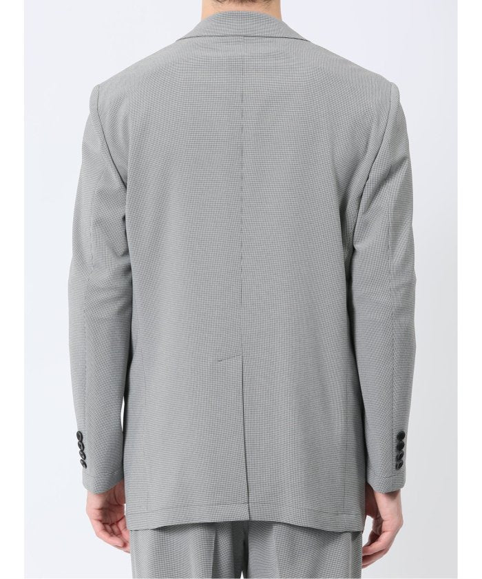 タカキュー TAKA-Q 軽量ストレッチ レギュラーフィット 2ボタン2ピーススーツ 千鳥シロ×クロ (チドリ) チドリ