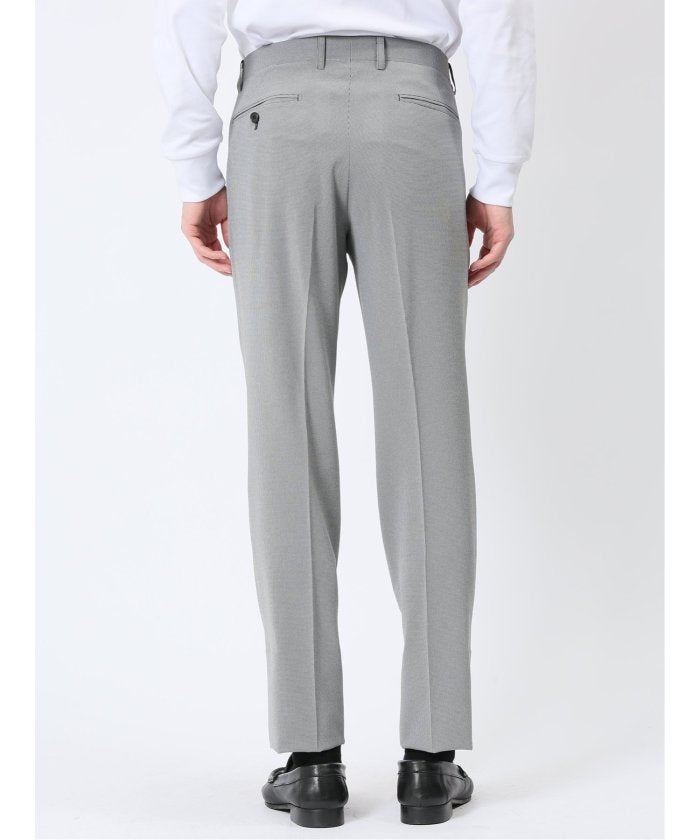 タカキュー TAKA-Q 軽量ストレッチ レギュラーフィット 2ボタン2ピーススーツ 千鳥シロ×クロ (チドリ) チドリ