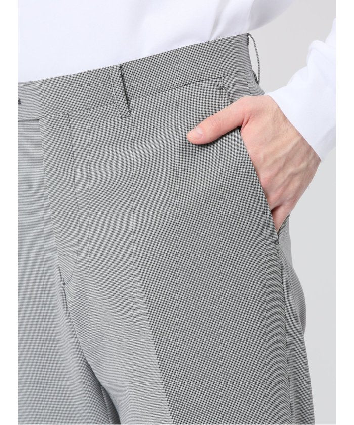 タカキュー TAKA-Q 軽量ストレッチ レギュラーフィット 2ボタン2ピーススーツ 千鳥シロ×クロ (チドリ) チドリ