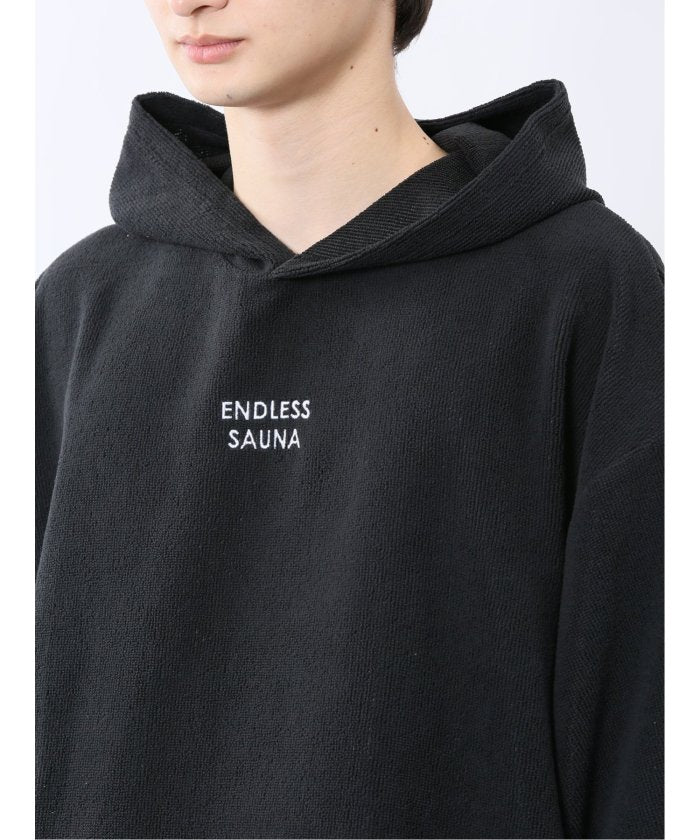 Sauna Camp×T/Q パイルポンチョ(セットアップ可能) (紺) メンズ Tシャツ カットソー カジュアル インナー トップス ギフト プレゼント 紺