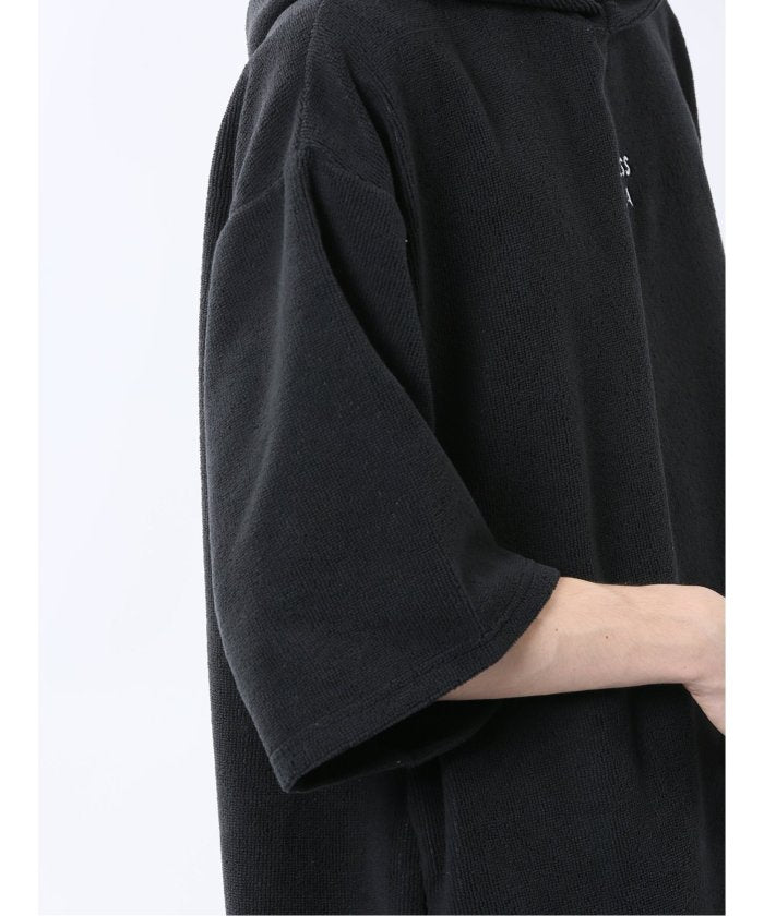 Sauna Camp×T/Q パイルポンチョ(セットアップ可能) (紺) メンズ Tシャツ カットソー カジュアル インナー トップス ギフト プレゼント 紺