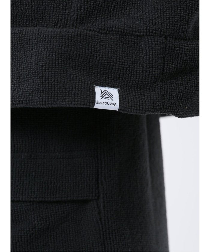 Sauna Camp×T/Q パイルポンチョ(セットアップ可能) (紺) メンズ Tシャツ カットソー カジュアル インナー トップス ギフト プレゼント 紺