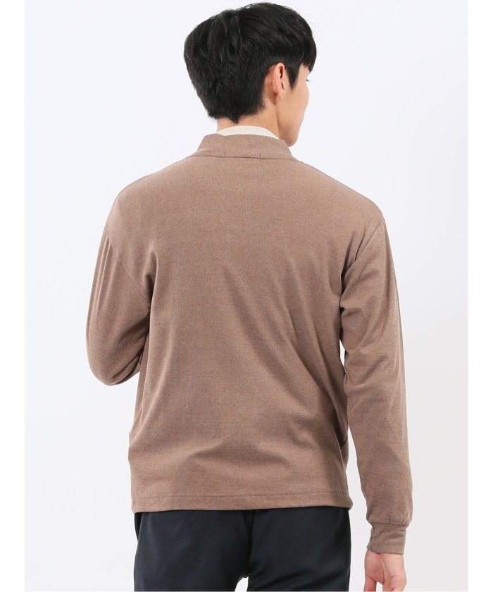 【WEB限定】KAITEKI+ フラッフィースムース リブブルゾン (ベージュ) ベージュ