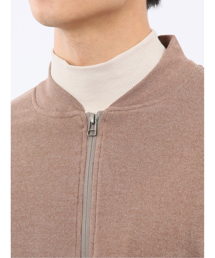 【WEB限定】KAITEKI+ フラッフィースムース リブブルゾン (ベージュ) ベージュ