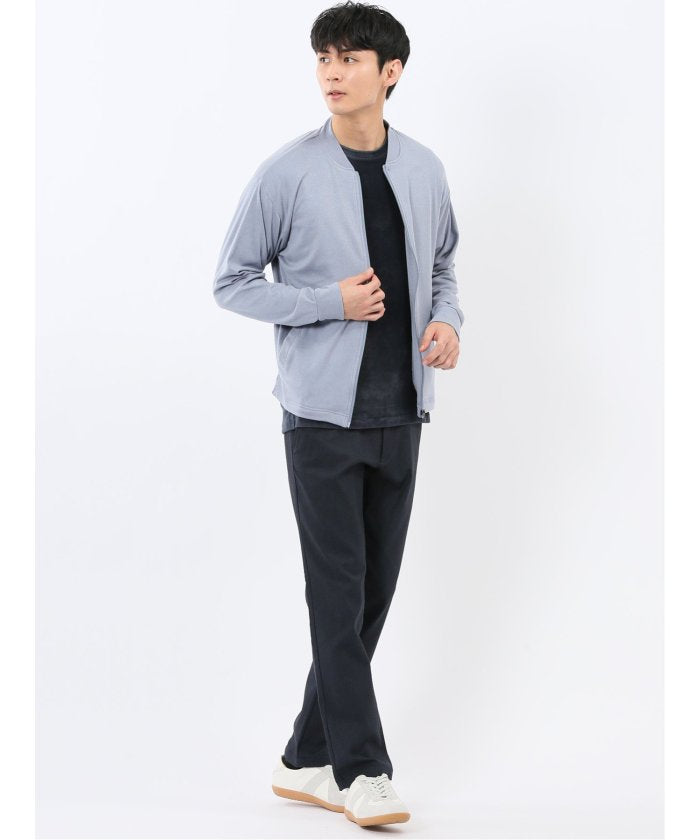 【WEB限定】KAITEKI+ フラッフィースムース リブブルゾン (ベージュ) ベージュ