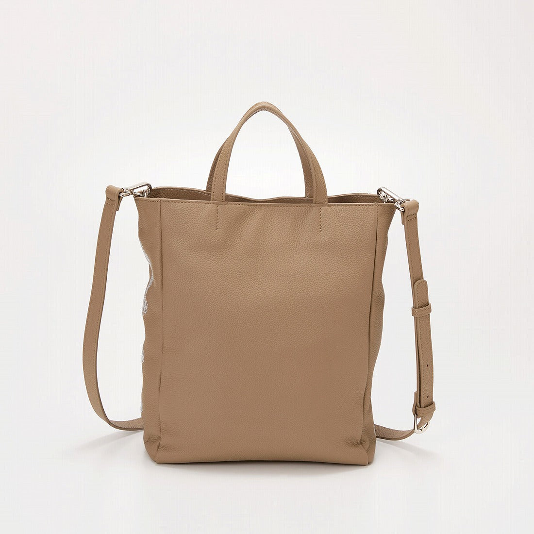 トプカピ TOPKAPI シュリンクレザー レース 刺しゅう ショルダー付 トートバッグ