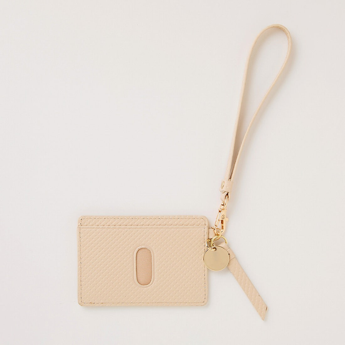 TOPKAPI TOPKAPI 【TREASURE TOPKAPI】交叉壓紋 皮革 識別證套