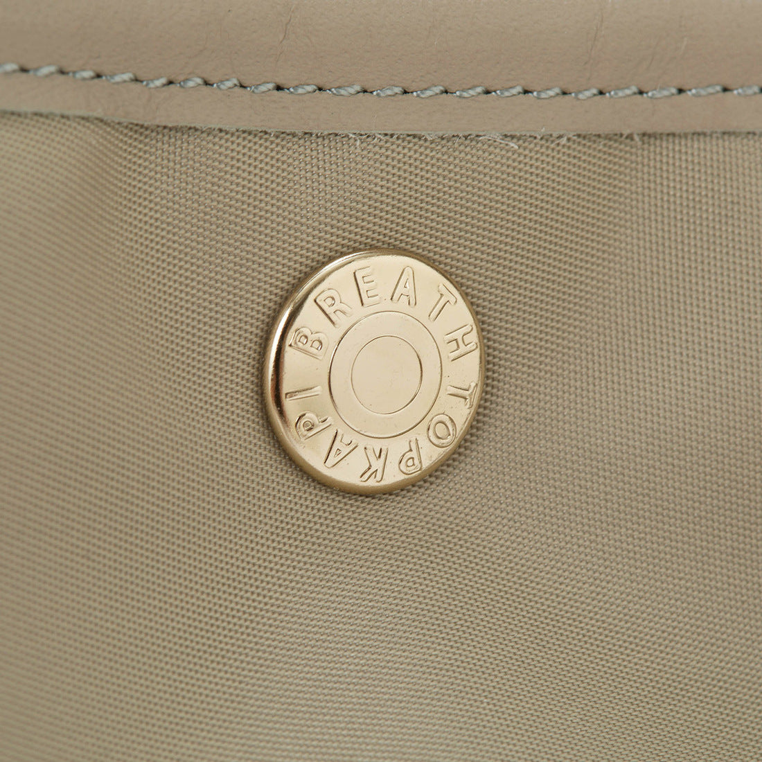 トプカピ TOPKAPI 【Breath TOPKAPI】ナイロン レザーハンドル シンプル トートバッグ / 軽量 / A4対応 (グレージュ) グレージュ