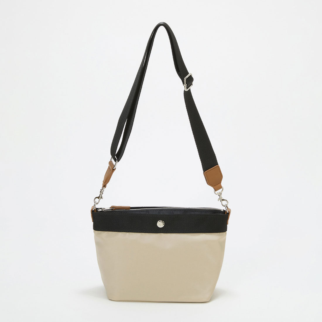 トプカピ TOPKAPI 【Breath TOPKAPI sis】【WEB限定】ナイロン 舟形 ショルダーバッグ 軽量 / RIPPLE リプル (ペールベージュ) ペールベージュ