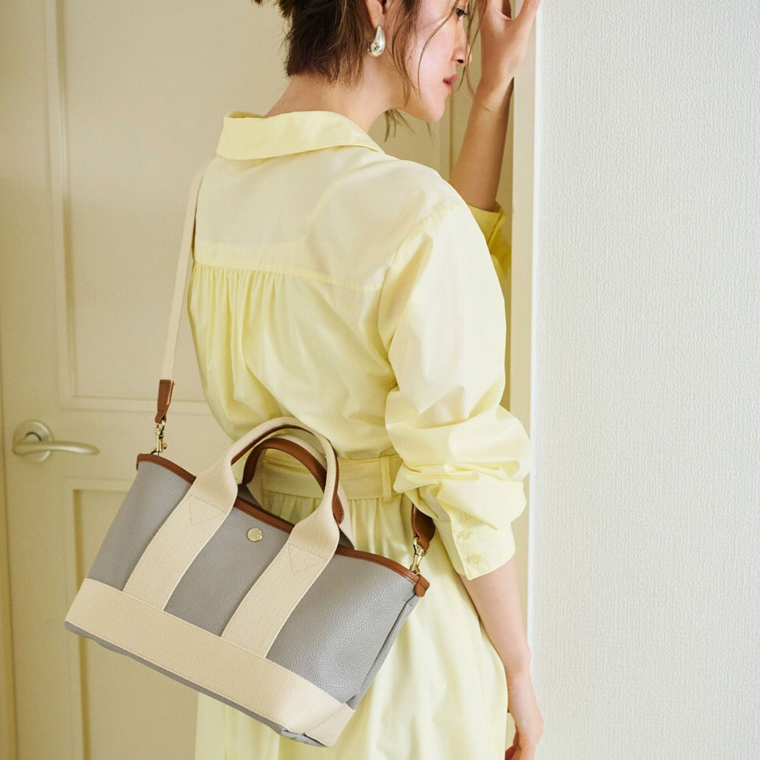 TOPKAPI TOPKAPI SCOTCH GRAIN 斯科奇穀物 肩帶迷你托特包