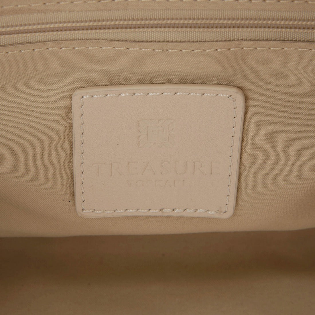 トプカピ TOPKAPI 【TREASURE TOPKAPI】スムースレザー ロゴ ボストン バッグ