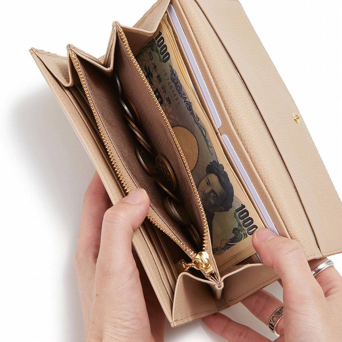 トプカピ TOPKAPI gemdrops ジェムドロップ ミニエンボスレザー 天然石 長財布