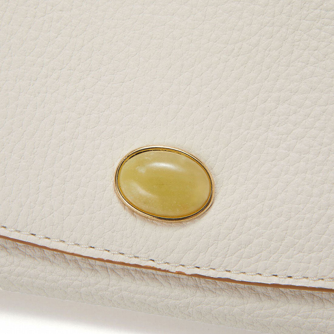 トプカピ TOPKAPI gemdrops ジェムドロップ ミニエンボスレザー 天然石 長財布