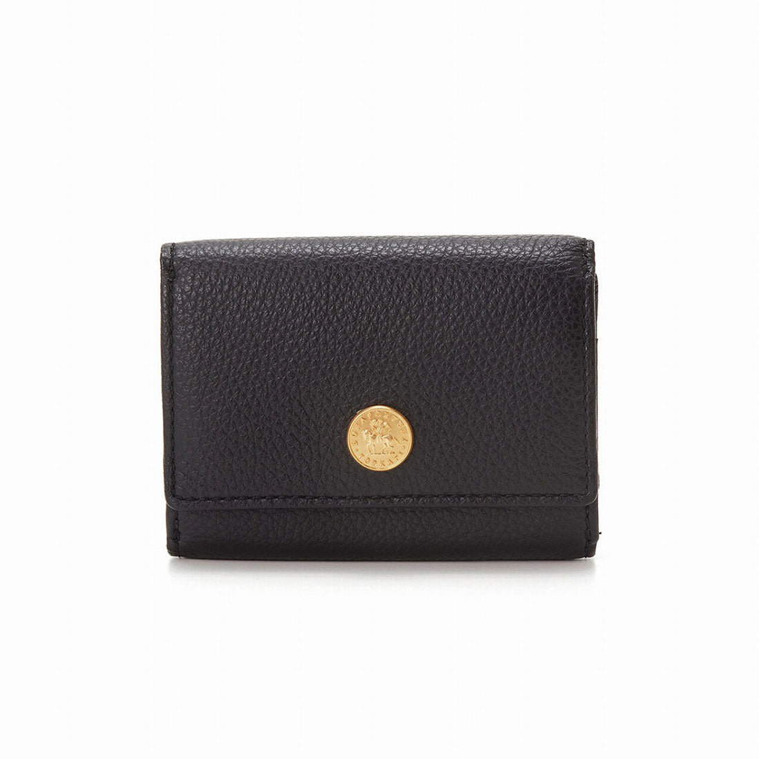 トプカピ TOPKAPI イタリアンシュリンクレザー 三つ折り 財布フォルトゥナ (ブラック) ブラック