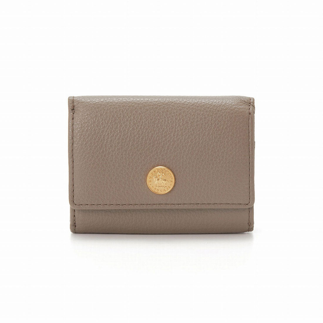 トプカピ TOPKAPI イタリアンシュリンクレザー 三つ折り 財布フォルトゥナ (グレージュ) グレージュ