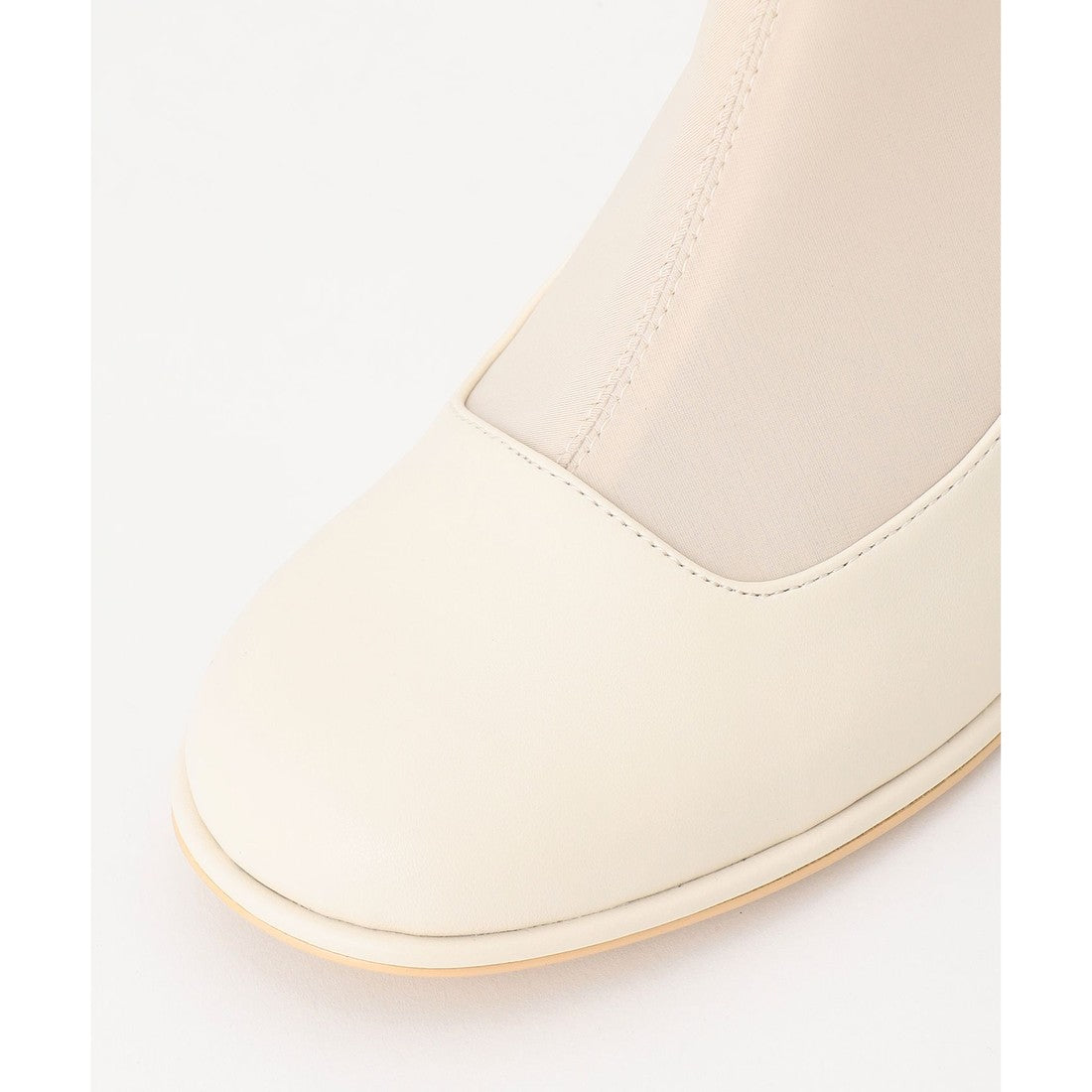 TOCCA BACK RIBBON SHORTBOOTS ショートブーツ (ベージュ系) ベージュ系