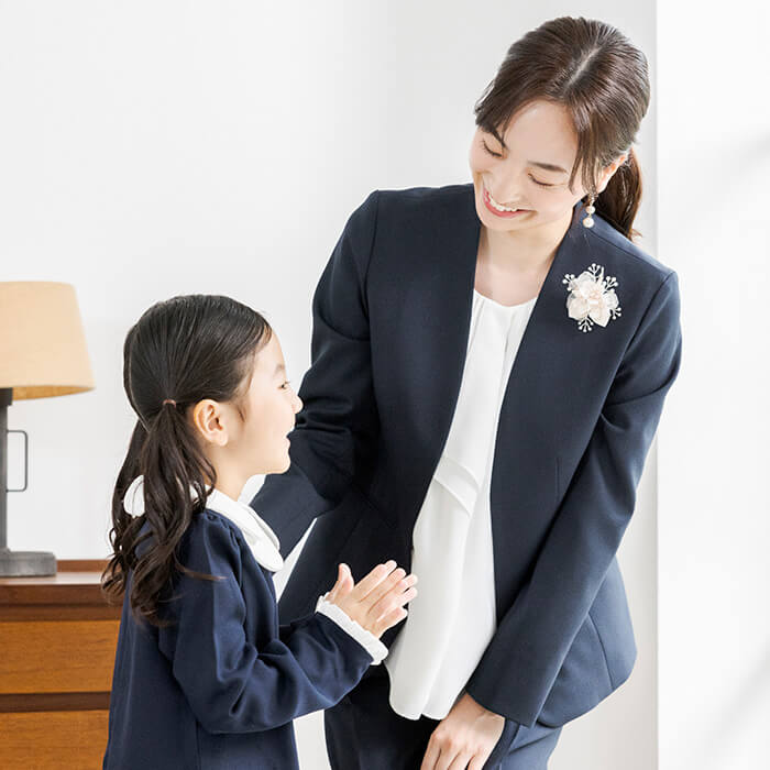 トウキョウソワール 東京ソワール WEB限定|定番のネイビーパンツセットアップ (ネイビー) ネイビー