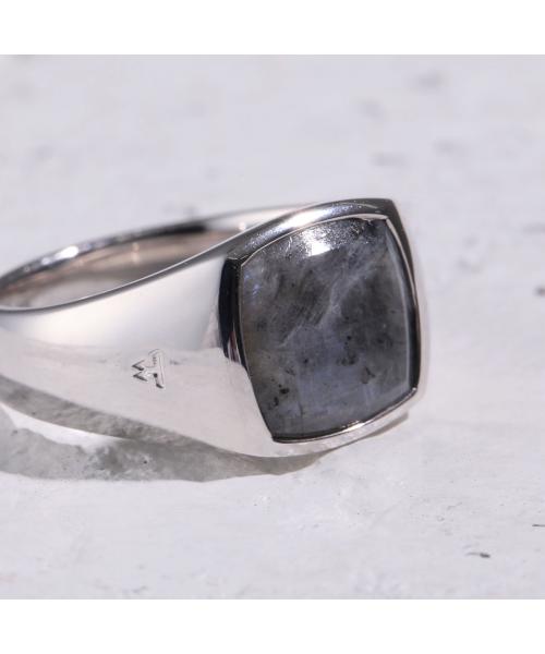 トムウッド TOM WOOD TOMWOOD リング Kay Ring Larvikite 101277 (シルバー) シルバー