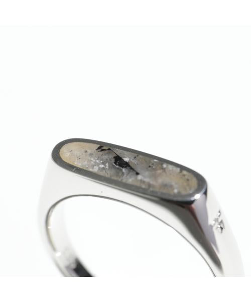 トムウッド TOM WOOD TOMWOOD リング Mario Ring Larvikite 101360 (シルバー) シルバー