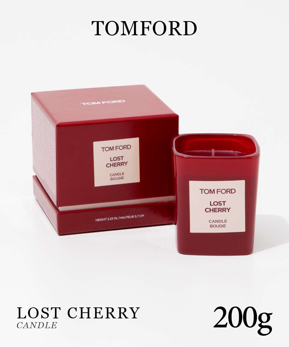 トムフォード TOM FORD ロスト チェリー キャンドル 200g LOST CHERRY メンズ レディース CANDLE アロマキャンドル フレグランス 【返品不可商品】