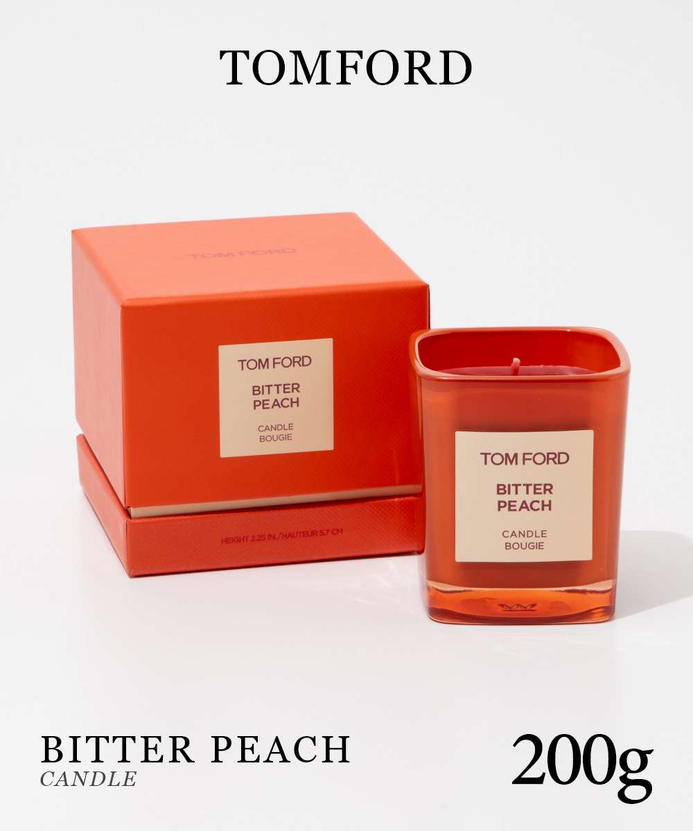 トムフォード TOM FORD ビター ピーチ キャンドル 200g BITTER PEACH メンズ レディース CANDLE アロマキャンドル フレグランス 【返品不可商品】