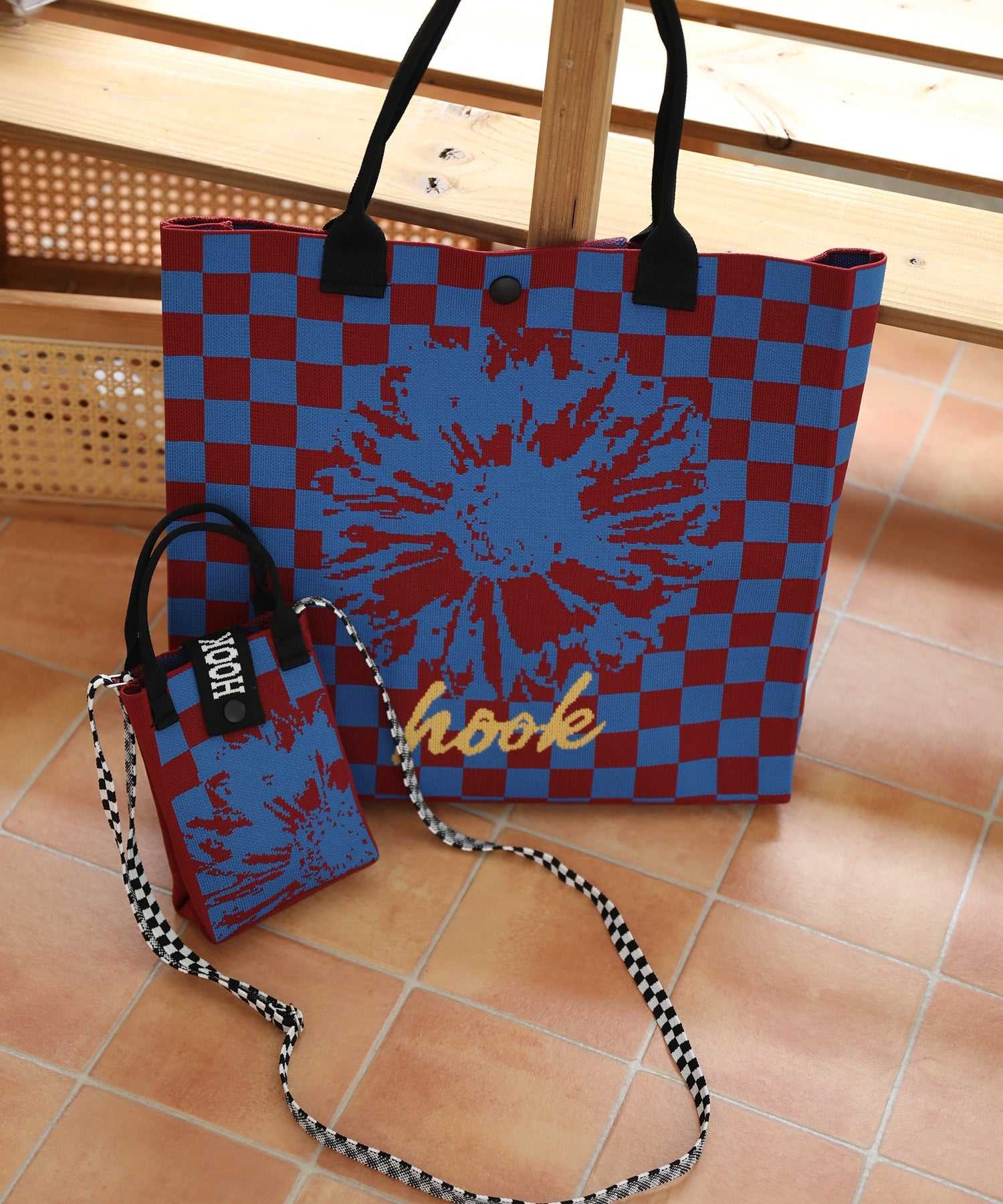 フック HOOK HOOK -original-/波普雛菊全圖案迷你肩背包手機包