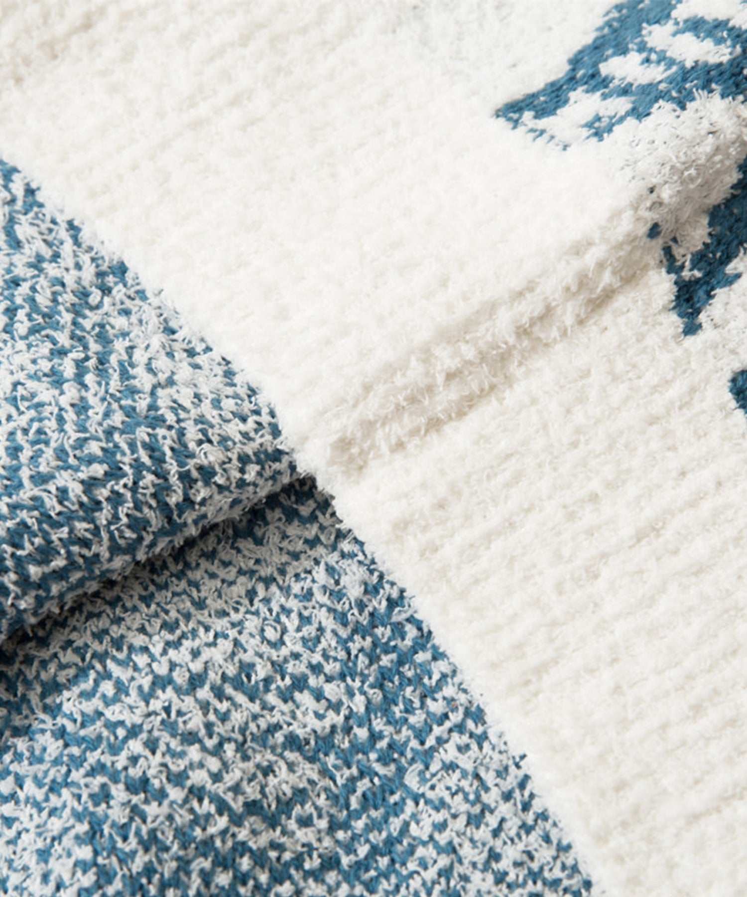 フック HOOK 【HOOK】いろんな顔総柄ニット風スウェット (ブラック) ブラック