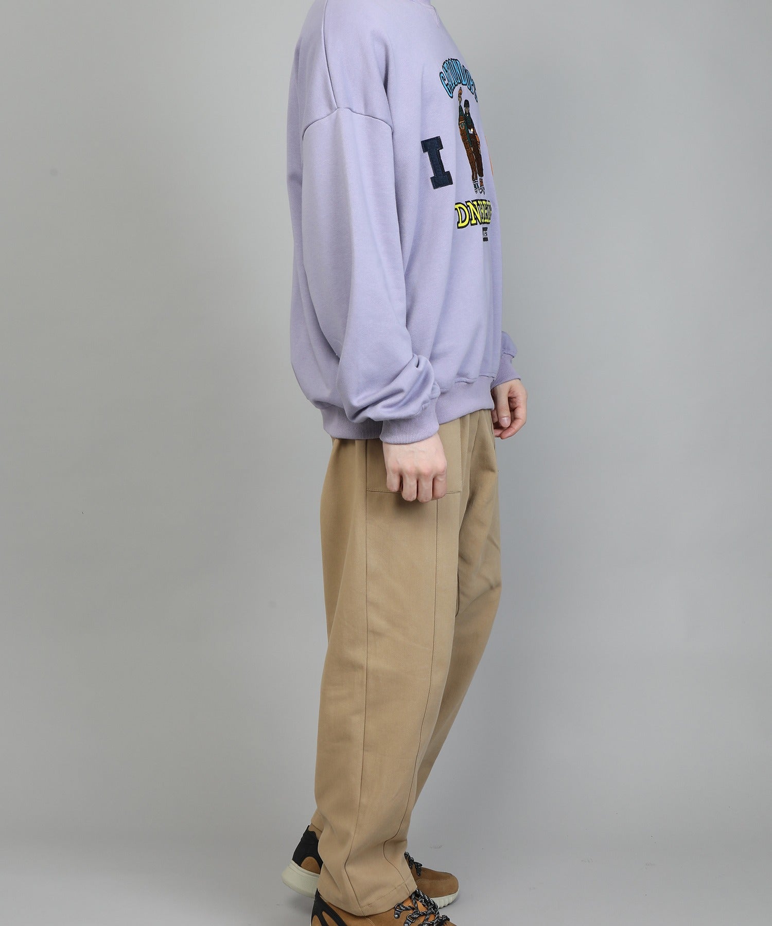 Hook HOOK 【HOOK】Couple Embroidered Trainer/Sweatshirt