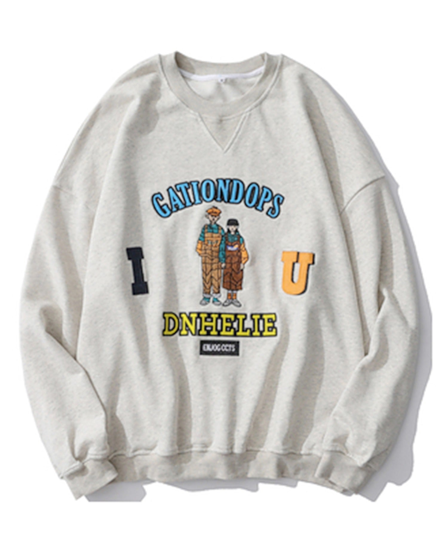 Hook HOOK 【HOOK】Couple Embroidered Trainer/Sweatshirt