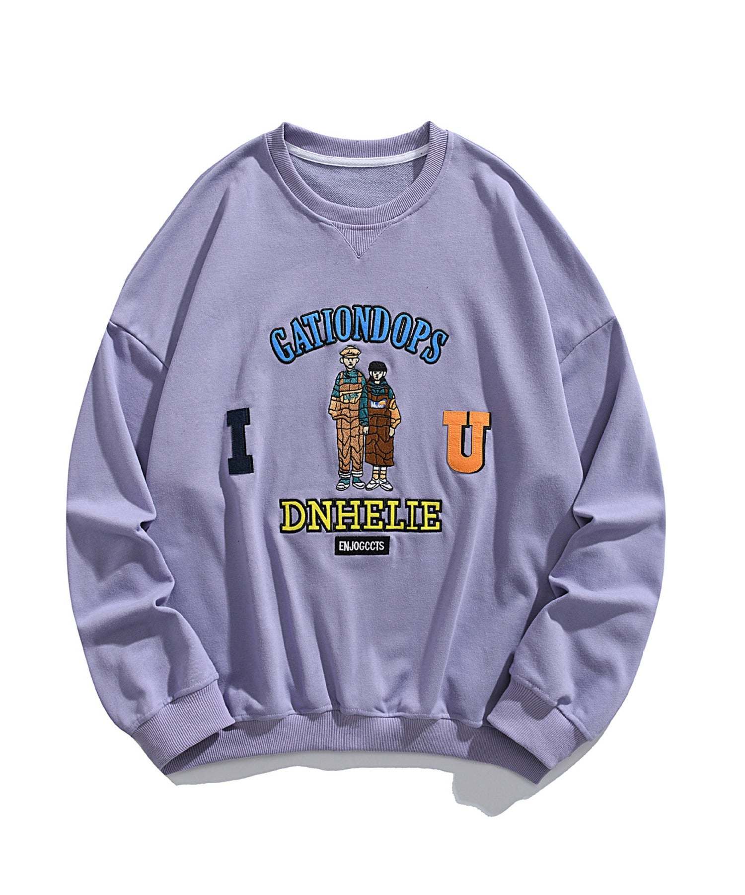 Hook HOOK 【HOOK】Couple Embroidered Trainer/Sweatshirt