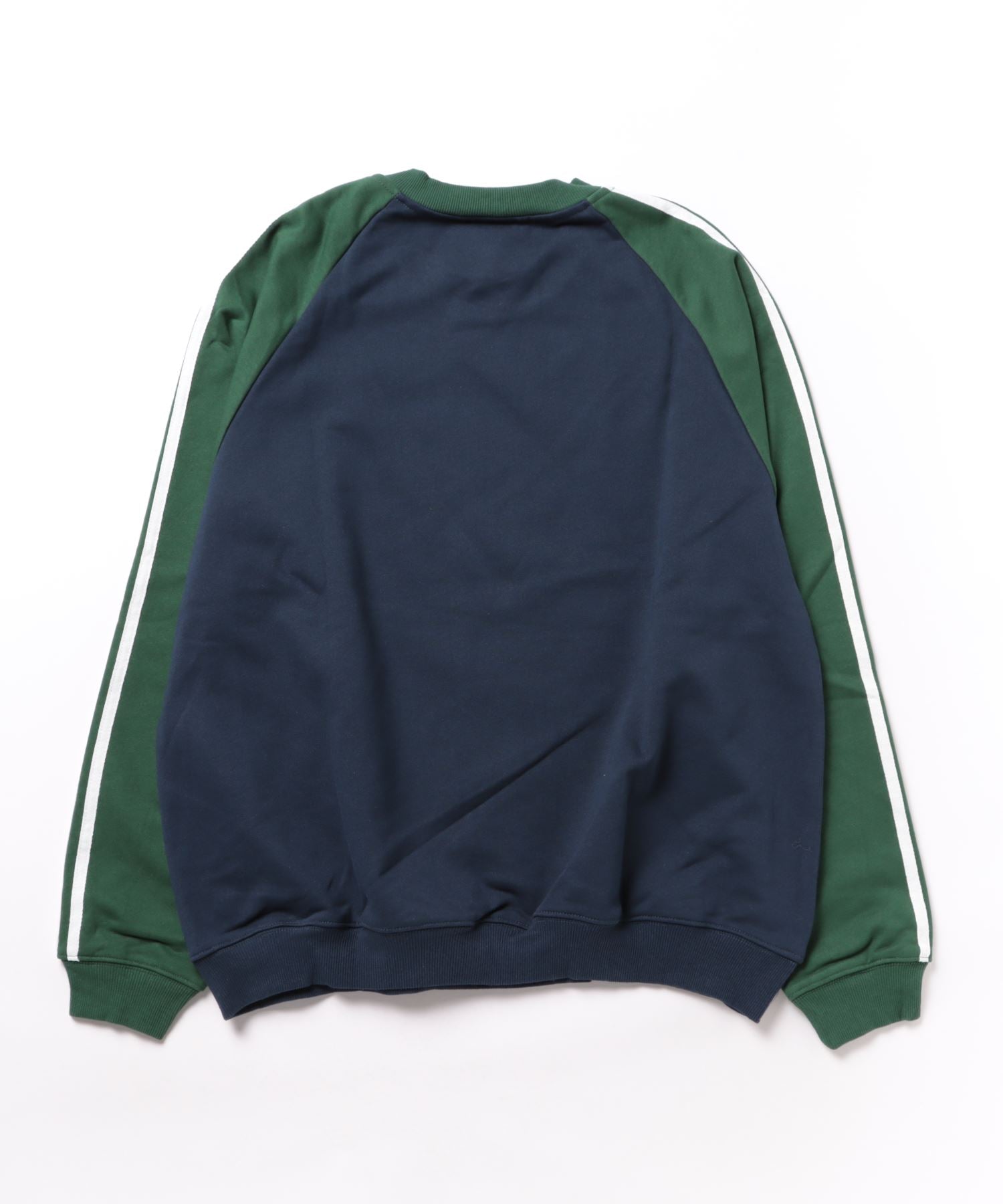 フック HOOK 【HOOK】配色袖切り替えラインテーププルオーバー (ホワイト) ホワイト