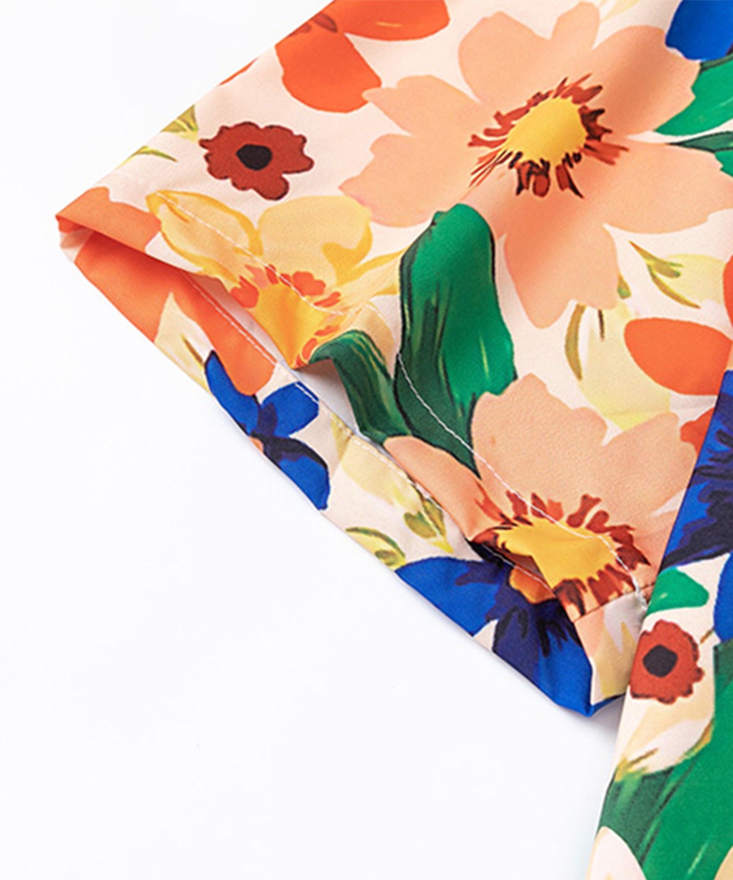 フック HOOK 【HOOK】古着風総柄ビッグアロハシャツ