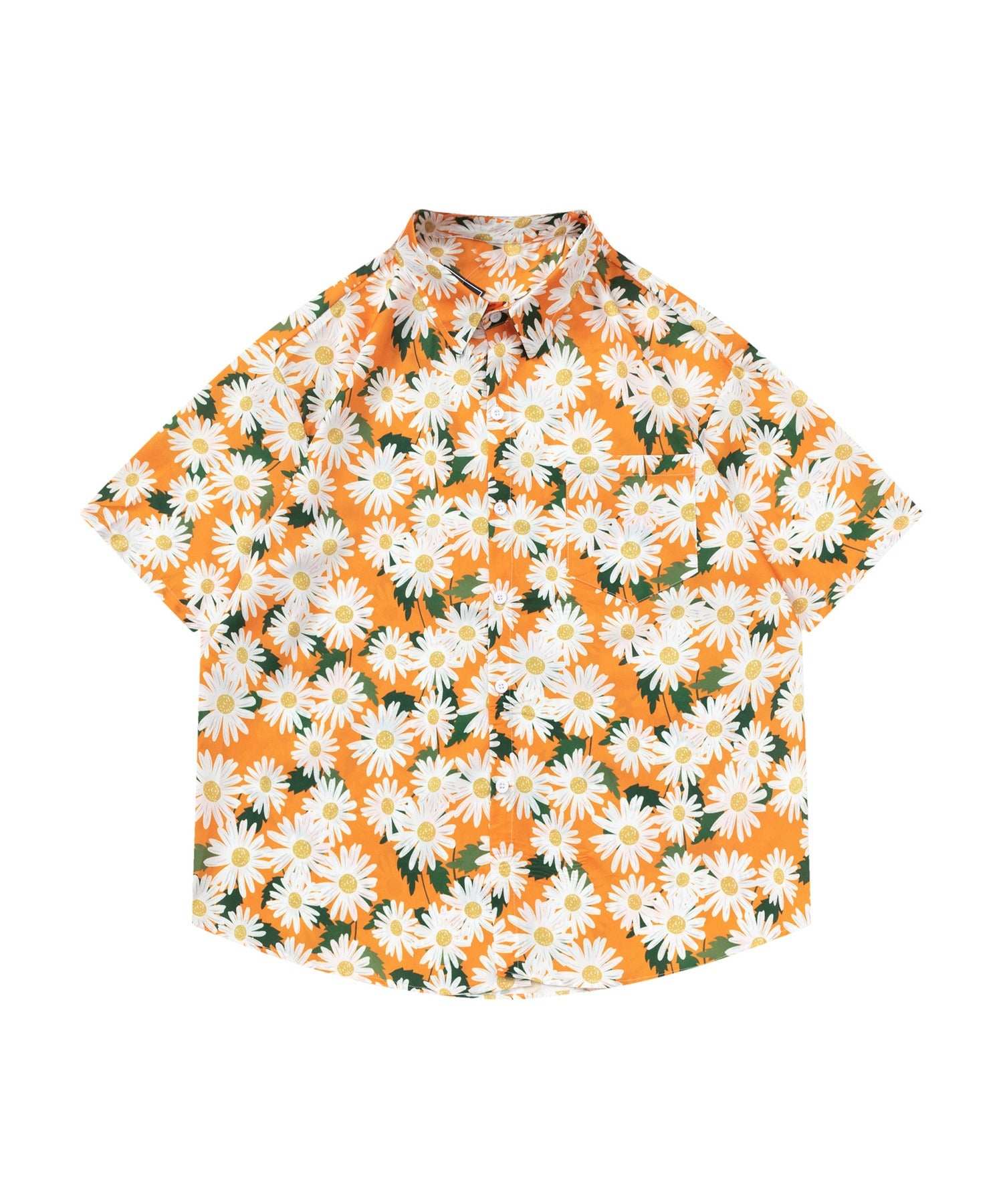 フック HOOK 【HOOK】古着風総柄ビッグアロハシャツ