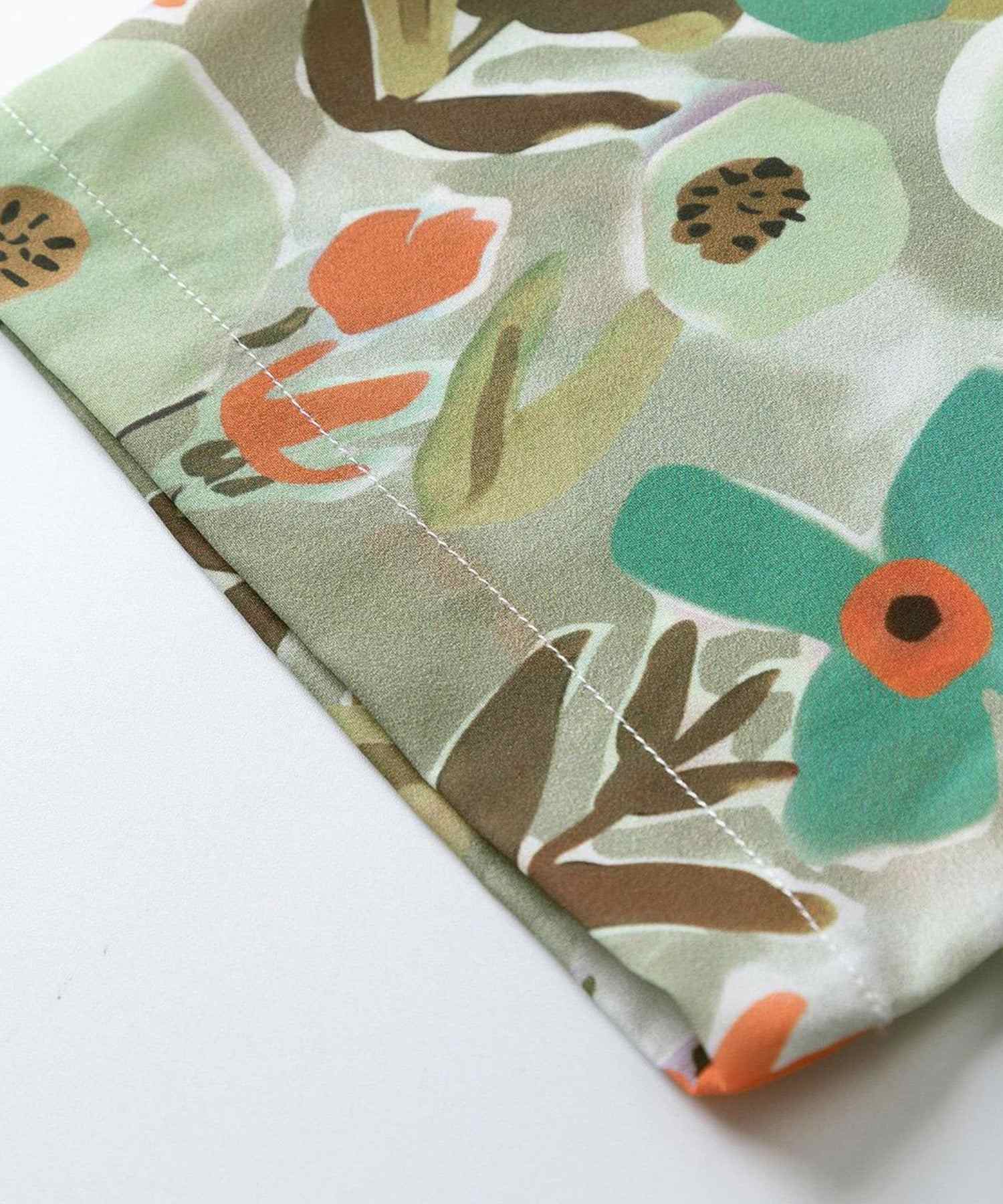 フック HOOK HOOKー 個性派 古着風総柄ビッグオーバーシャツ