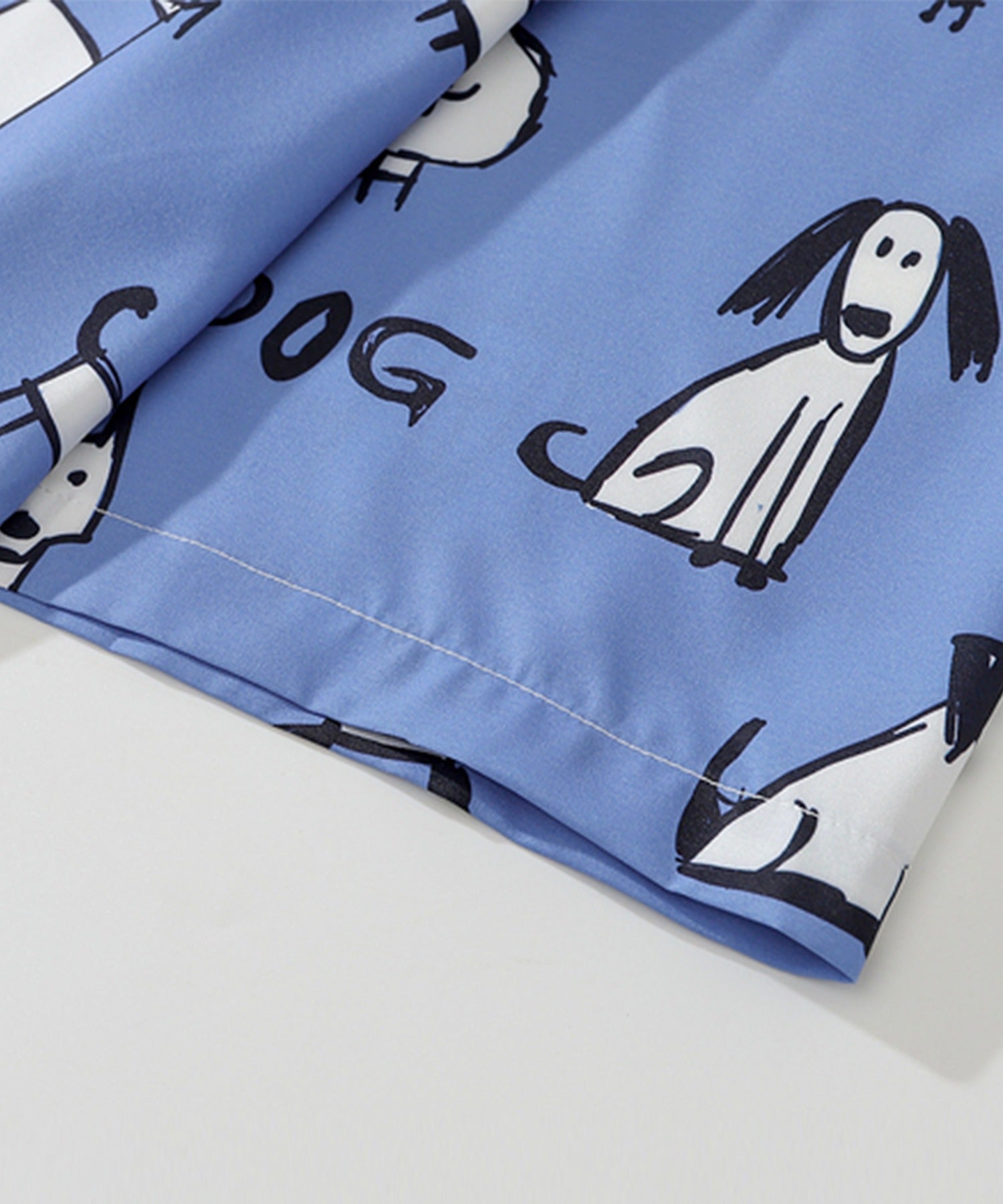 フック HOOK 【HOOK】古着風総柄ビッグアロハシャツ (ブルー系その他) ブルー系その他