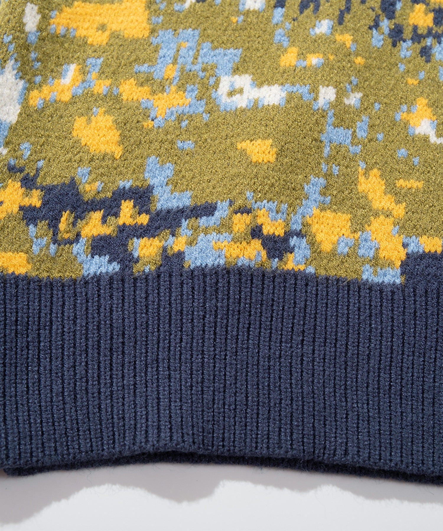 フック HOOK HOOK -original- 牧場柄ニット (ネイビー) ネイビー