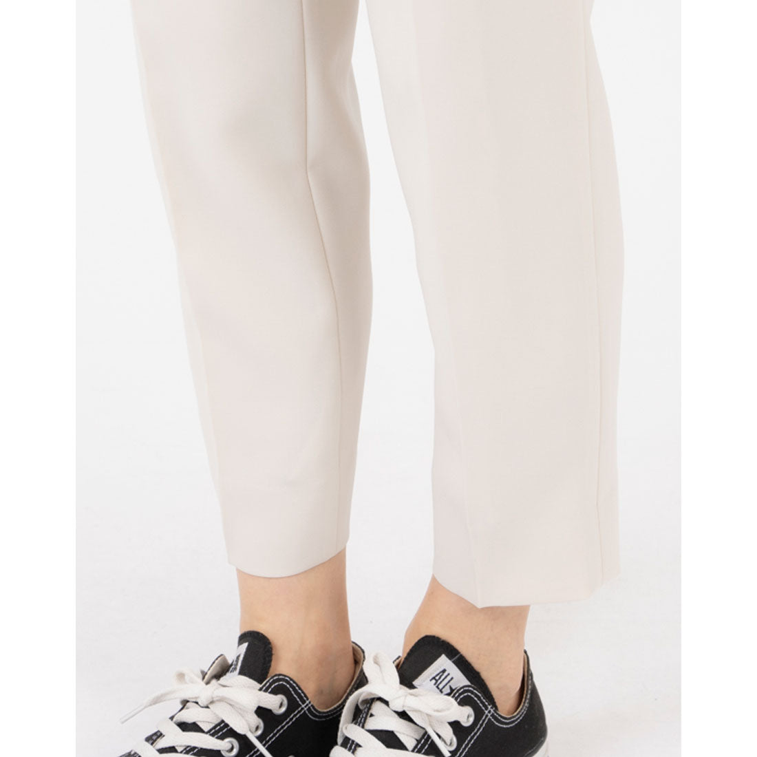 トーナル TONAL ドライツイルタックパンツ ベージュ