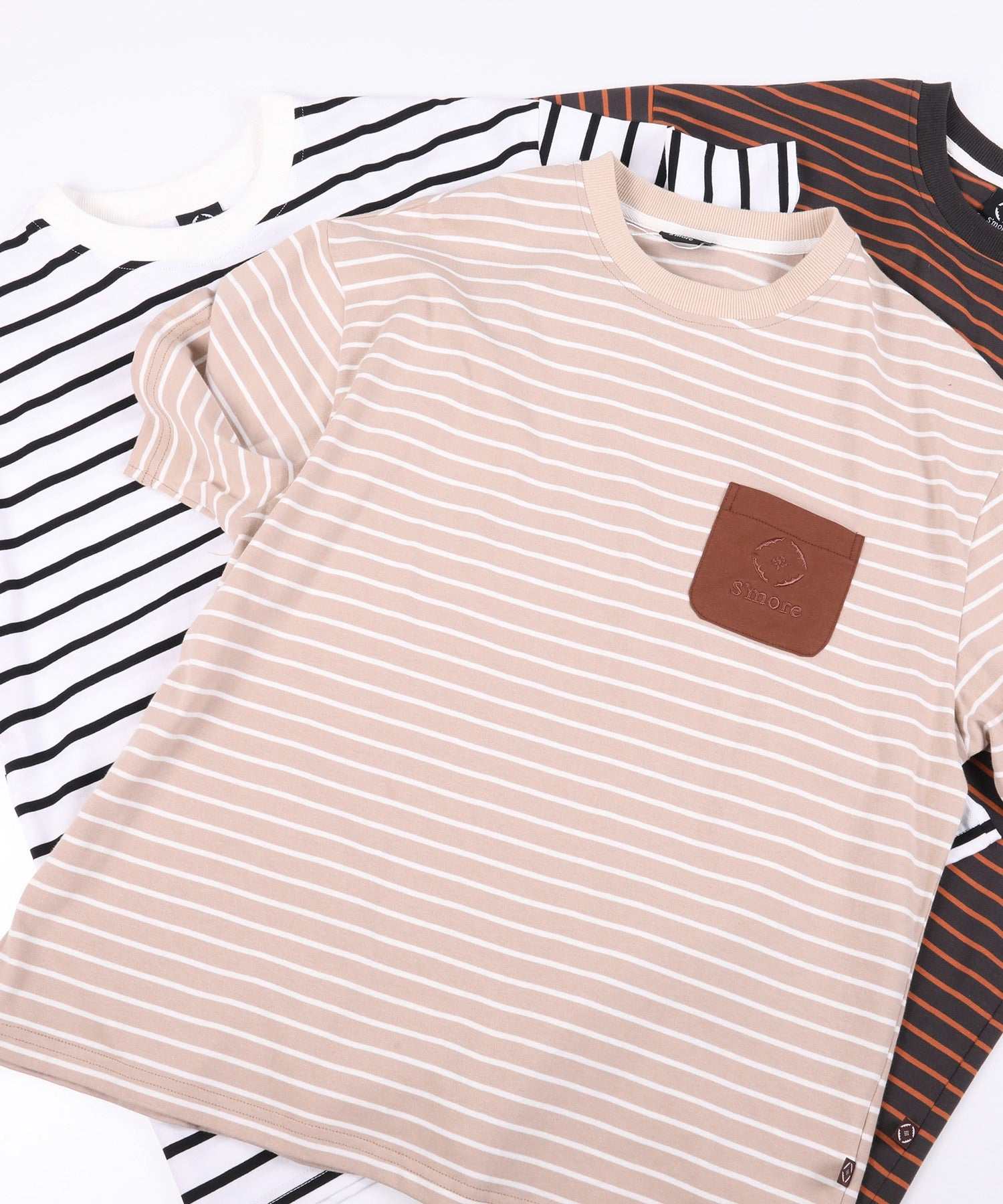 スモア S'more BORDER POCKET S/S T SHIRTS
